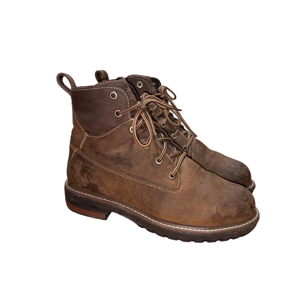 Timberland PRO Hightower 6" Alloy Toe Waterproof Work Boots Size: 7.5 Women's